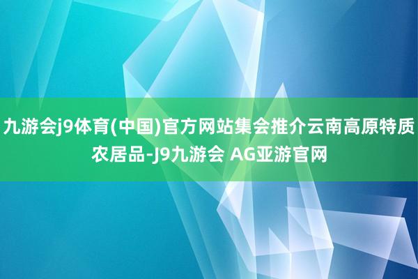 九游会j9体育(中国)官方网站集会推介云南高原特质农居品-J9九游会 AG亚游官网