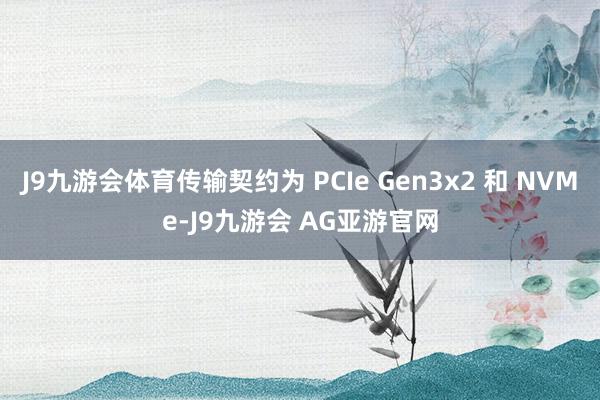 J9九游会体育传输契约为 PCIe Gen3x2 和 NVMe-J9九游会 AG亚游官网