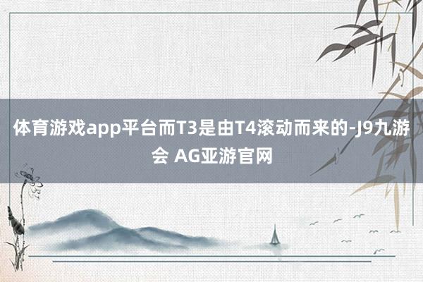 体育游戏app平台而T3是由T4滚动而来的-J9九游会 AG亚游官网