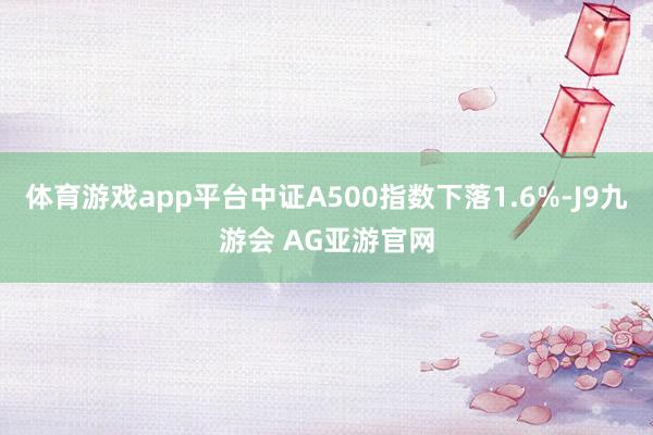 体育游戏app平台中证A500指数下落1.6%-J9九游会 AG亚游官网
