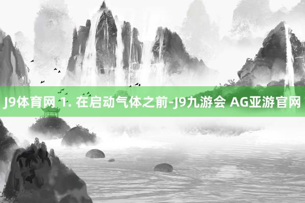 J9体育网 1. 在启动气体之前-J9九游会 AG亚游官网