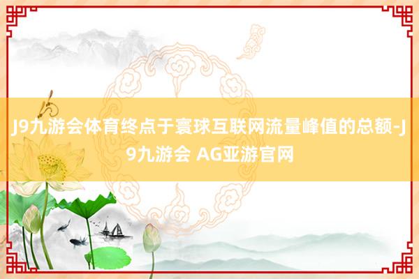 J9九游会体育终点于寰球互联网流量峰值的总额-J9九游会 AG亚游官网